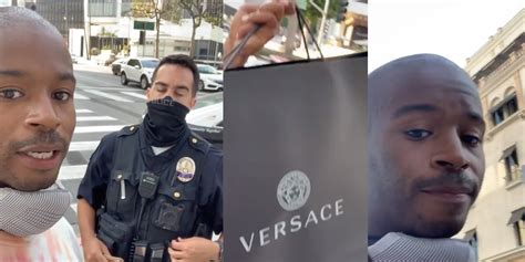 Video: Versace VP Stopped by Cops for 'Shopping While Black'